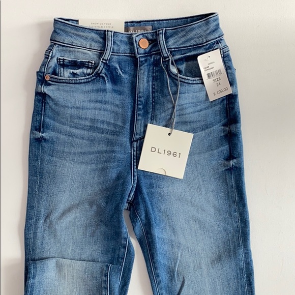 DL1961 Rachel High Rise Bell Bottom Elmhust Jeans - Picture 6 of 9